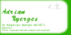 adrian nyerges business card